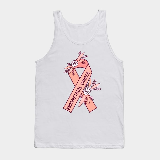 Endometrial Cancer Awareness Tank Top by Sloth Station